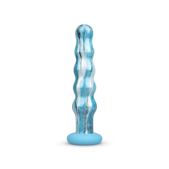 Γυάλινο Ομοίωμα Πέους Ocean Flow Glass Dildo - Gildo