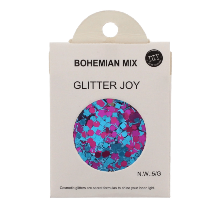 Bohemian Mix - Assorted Design Glitter for Skin, Hair & Nails