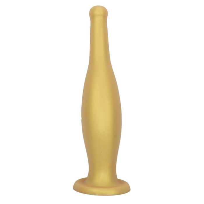 Gold Bottle Silicone Big Anal Butt Plug Thick Dildo