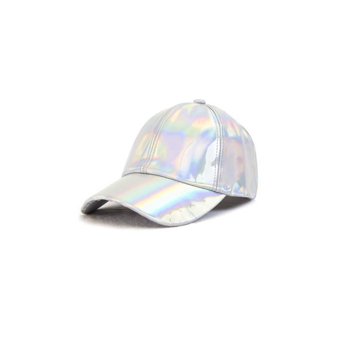 Holgraphic Baseball Cap Silver