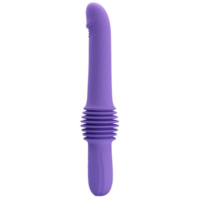 Pretty Love Thrusting Dildo Pazuzu Purple