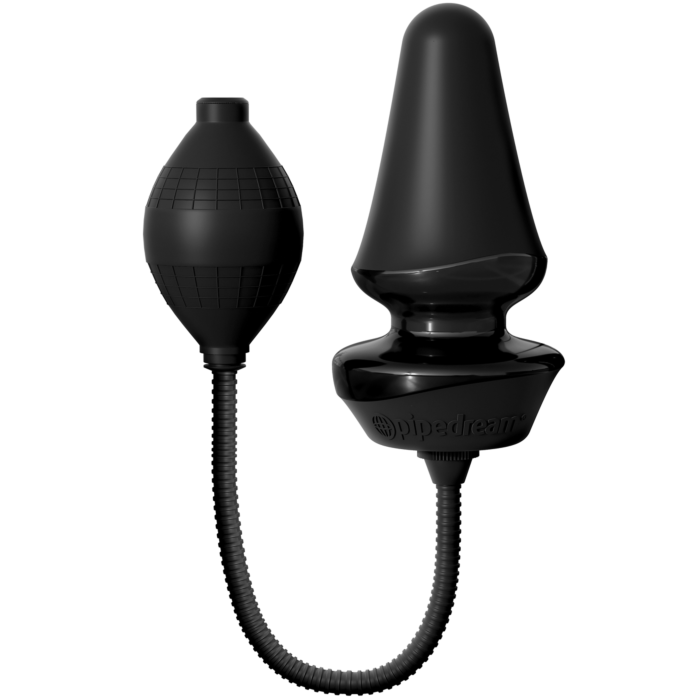 Pipedream Anal Fantasy Collection Inflatable Silicone Anal Plug Black