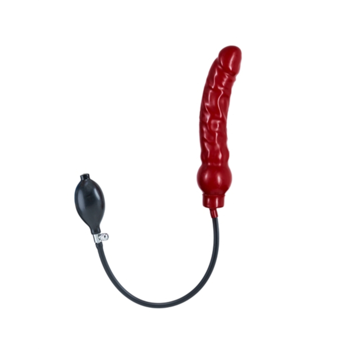 Inflatable Dildo XL Latex Red 23cm