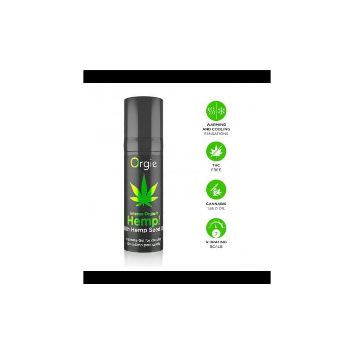 Διεγερτικό Τζέλ με έλαιο κάνναβης- Intense Orgasm Hemp 15 ml