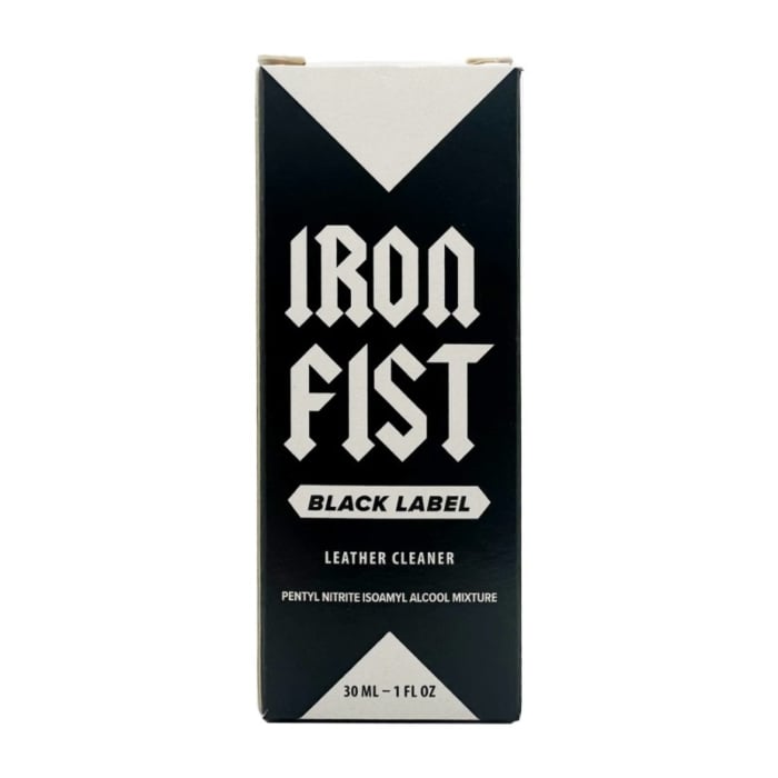 Leather Cleaner Poppers Iron Fist Black Label Pentyl 30mL