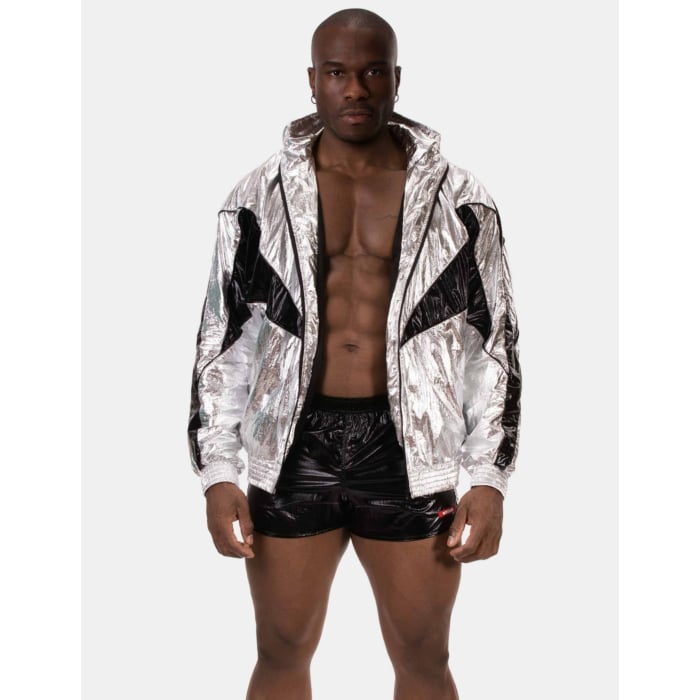 Barcode Berlin Jacket Frank Silver - Black M