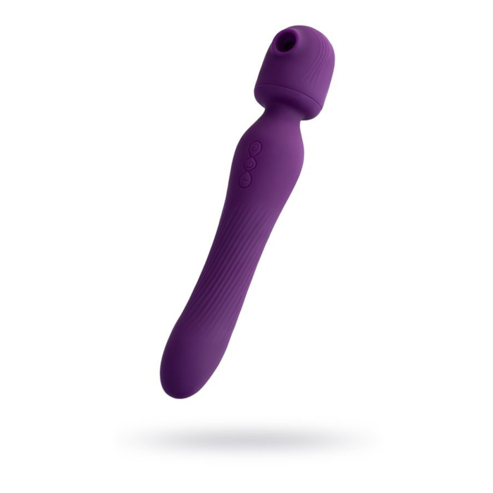 Wand Massager JOS Stimulator 2 in 1 Kisom silicone purple