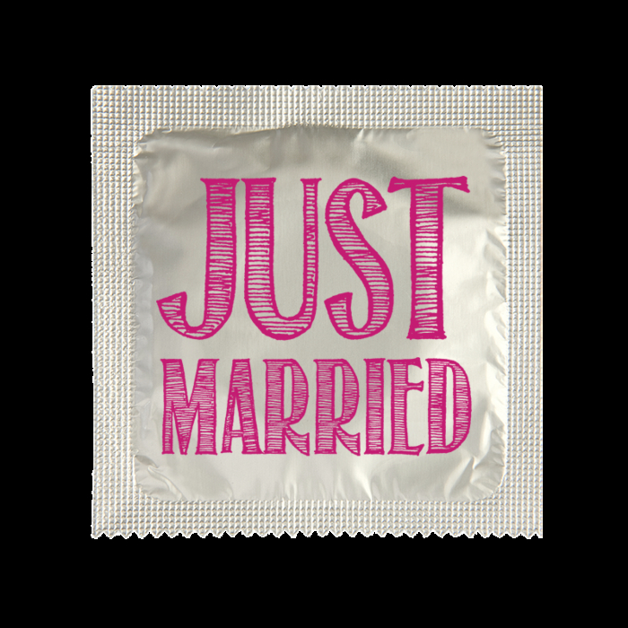 JUST MARRIED LETTRAGE ROSE