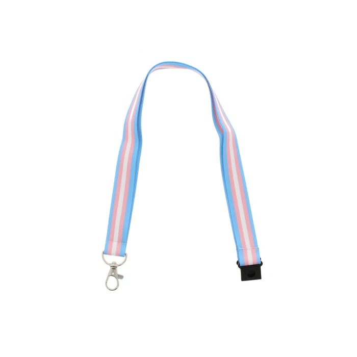 90cm Transgender Lanyards with Detachable Keyhook