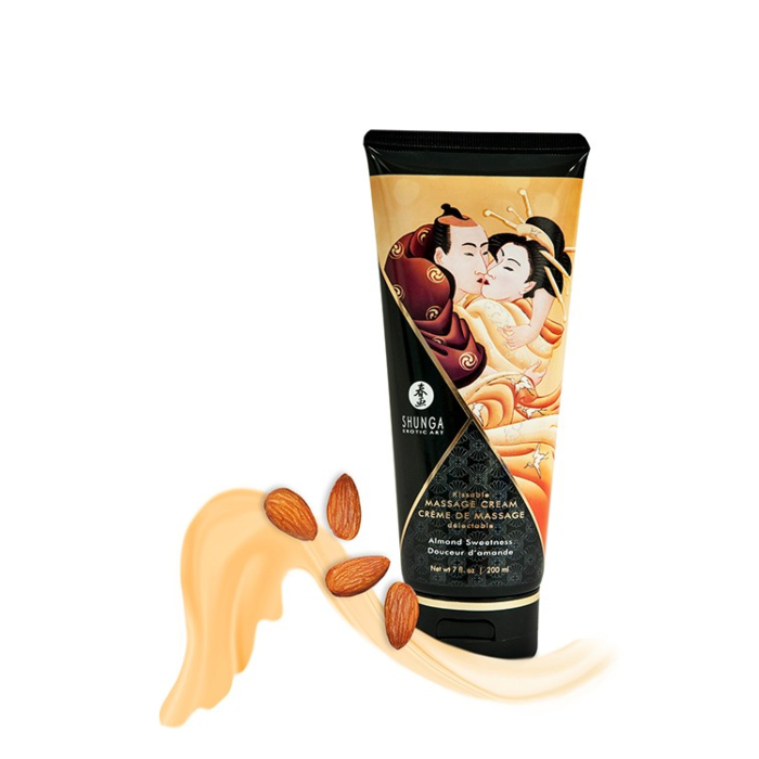 Κρέμα Μασάζ Γεύση Γλυκό Αμυγδάλου Kissable 200ml