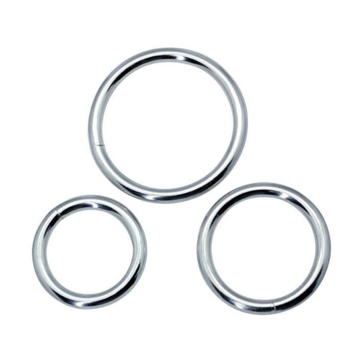 Μεταλλικά Δαχτυλίδια Timeless Metal Cock Rings Set (3 pcs) - Toyz4Lovers