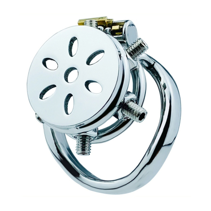 Little Pics metal chastity cage 3.5 x 3.2cm - Ring 40mm