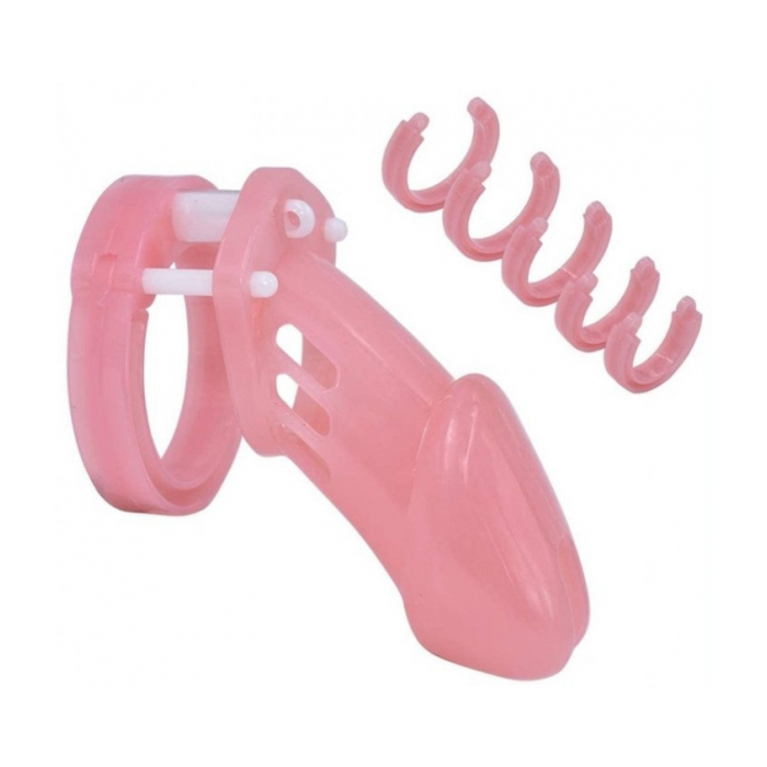 Locky Chastity Cage 8.3 x 3.5 cm Pink