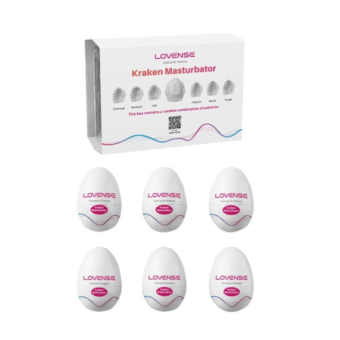 Lovense Kraken - Easy Pocket Masturbator for Men (Pack 6 Units)