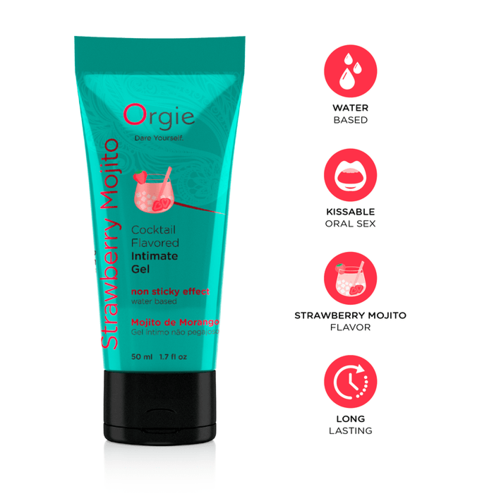 ORGIE - LUBE TUBE COCKTAIL STRAWBERRY MOJITO 50 ML