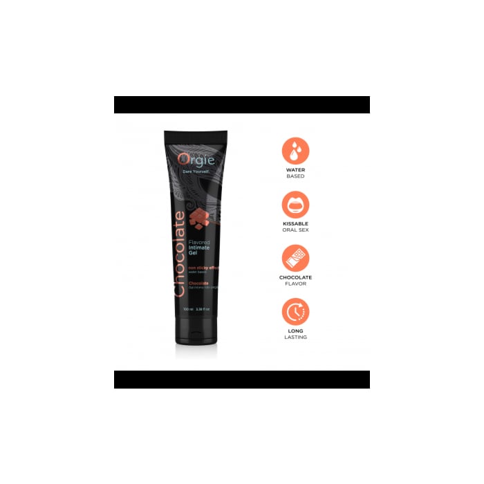 Βρώσιμο Λιπαντικό Νερού Lube Tube Personal Lubricant Chocolate 100ml - Orgie