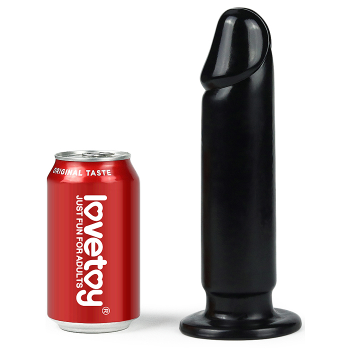 Lovetoy King-Sized Anal Dildo - Μαύρη Λεία Πρωκτική Σφήνα