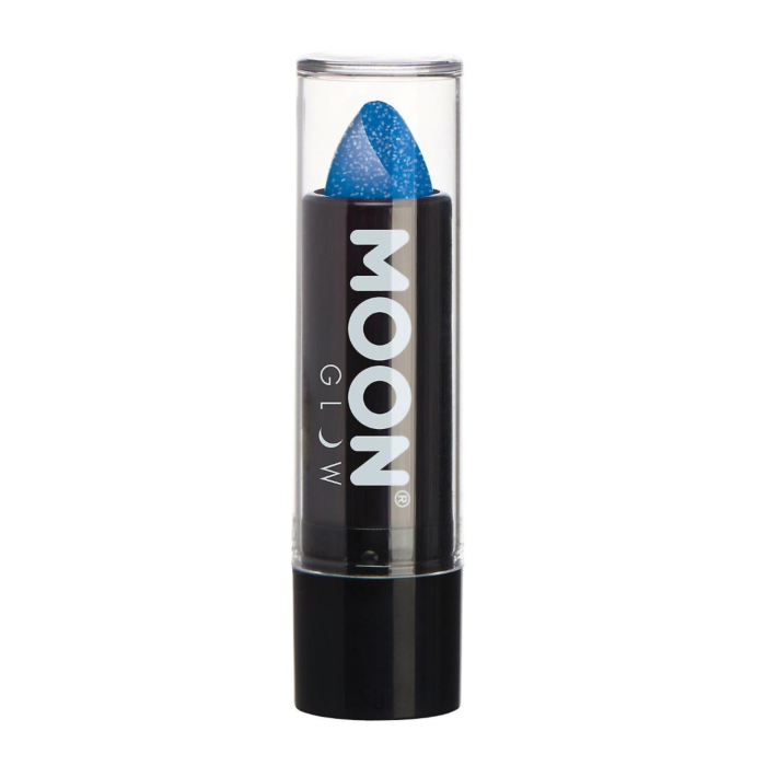 Neon UV Glitter Lipstick - Blue-M8480