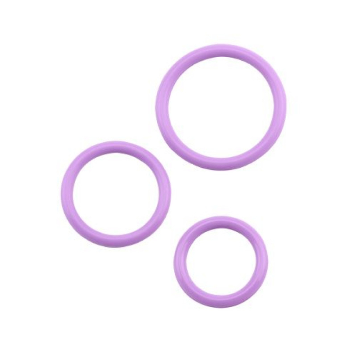 Magnum Force Purple Cock Rings Set - Δαχτυλίδια Πέους
