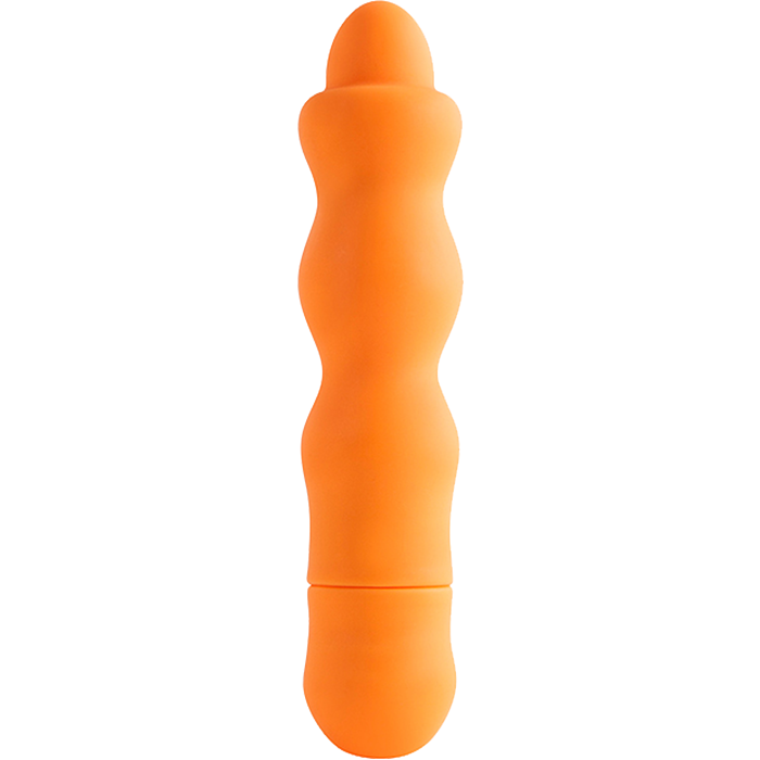 Δονητής Σιλικόνης Frenzy Vibrator με 10 Δυναμικούς Ρυθμούς (Πορτοκαλί) - Dream Toys