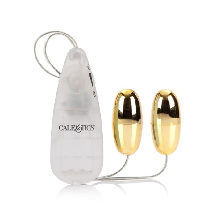 Calexotics Pocket Exotics Vibrating Double Gold Bullets