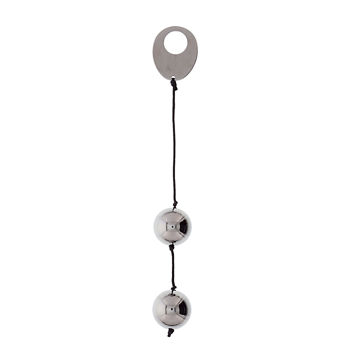 DOMINO METALLIC BALLS - SILVER