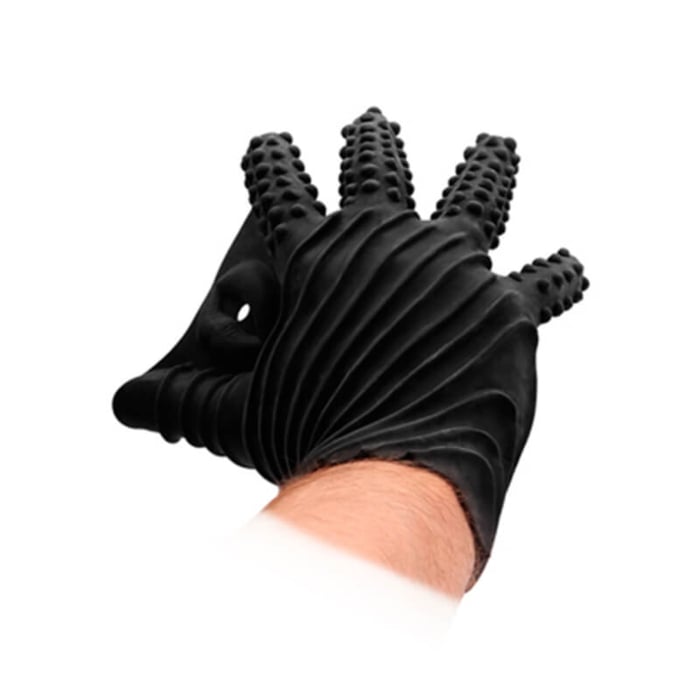 Γάντι Αυνανισμού Fist It Masturbation Glove - Μαύρο Σιλικόνη