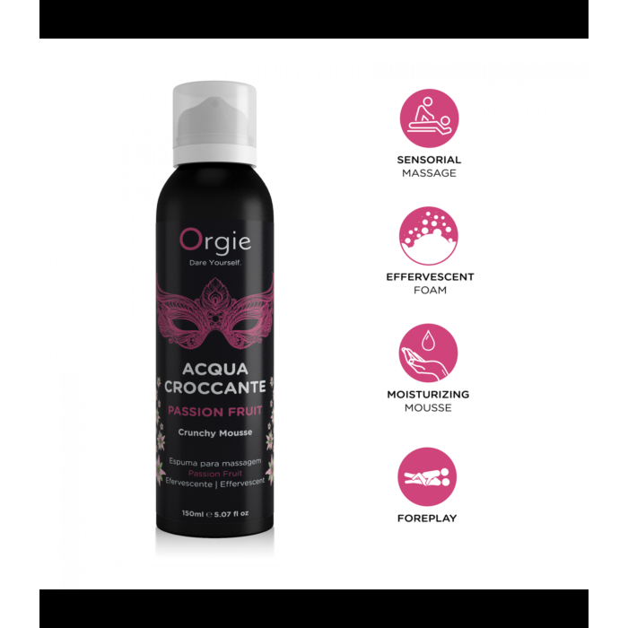 Λάδι για Ερωτικό Μασάζ Acqua Croccante Passion Fruit 150 ml