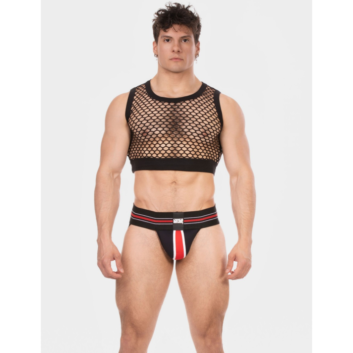Barcode Berlin Mesh Crop Arman Black