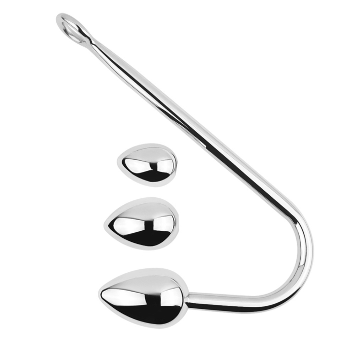 Metal Anal Plug and Bondage Hook