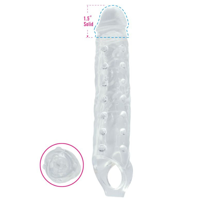 Προέκταση Πέους Timeless Mighty Tusk Penis Sleeve (Διάφανη) - Toyz4lovers