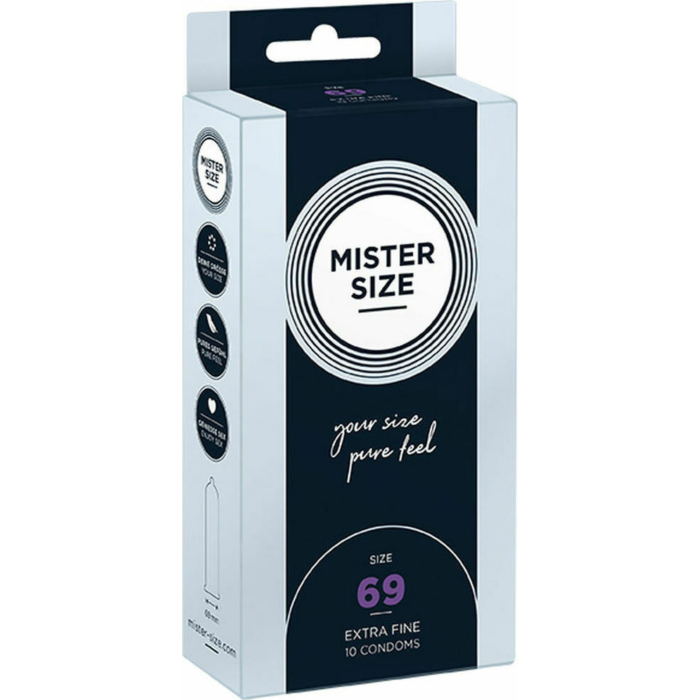 MISTER SIZE 69mm Condoms 10pcs