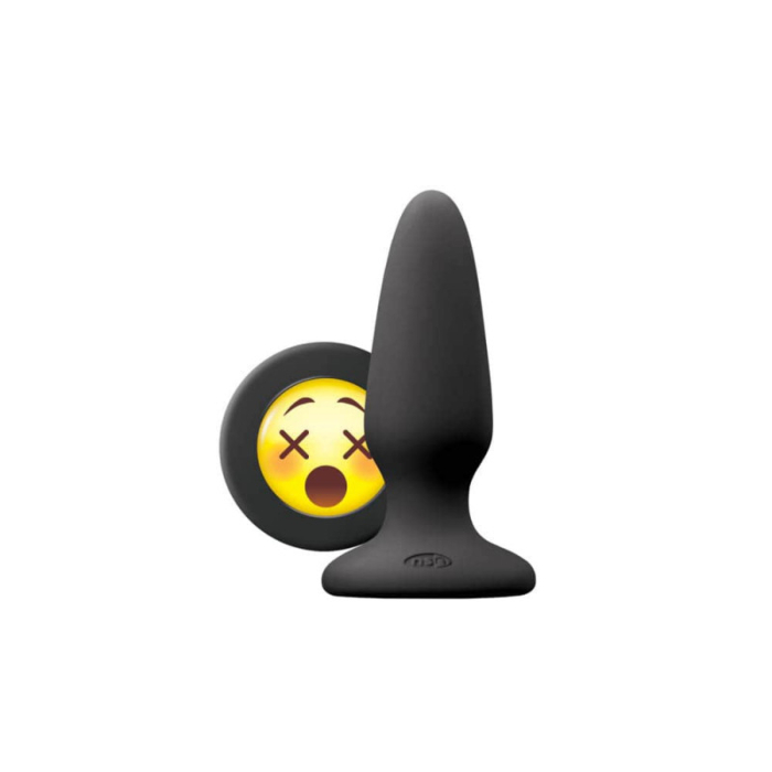 Πρωκτική Σφήνα Moji's WTF Butt Plug Μαύρη M - NS Novelties