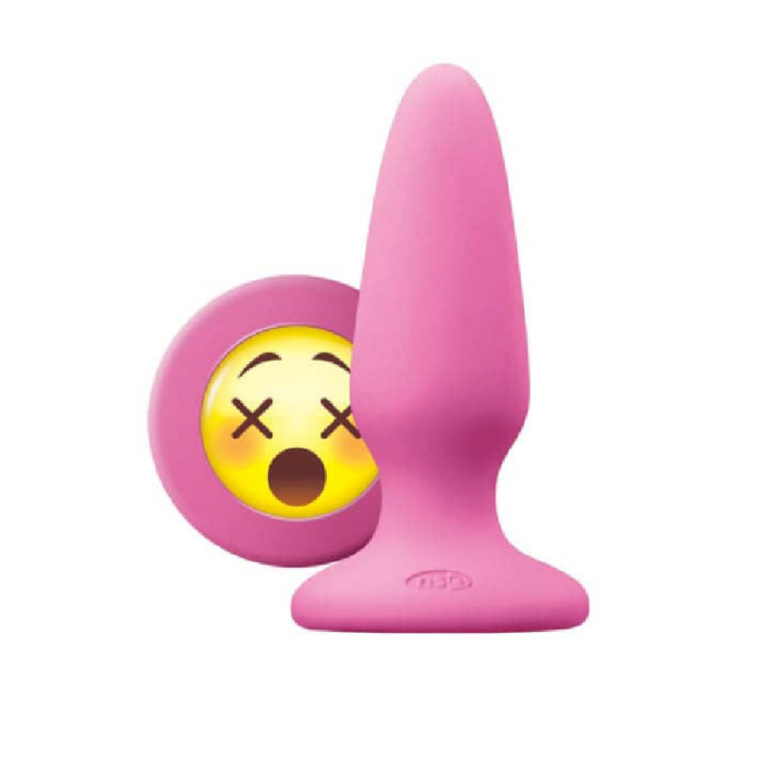Πρωκτική Σφήνα Moji's WTF Butt Plug Ροζ M - NS Novelties