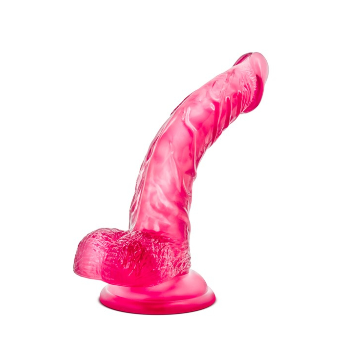 Κυρτό Ρεαλιστικό Ομοίωμα Πέους B Yours Sweet N Hard Dildo 21.6 cm (Ροζ) - Blush
