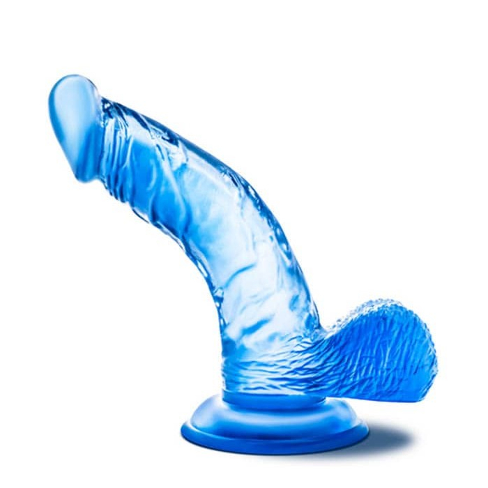 Κυρτό Ρεαλιστικό Ομοίωμα Πέους B Yours Sweet N Hard Dildo 19.5 cm (Γαλάζιο) - Blush