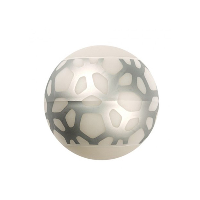 White masturbator ball-Linx Geo Stroker Ball