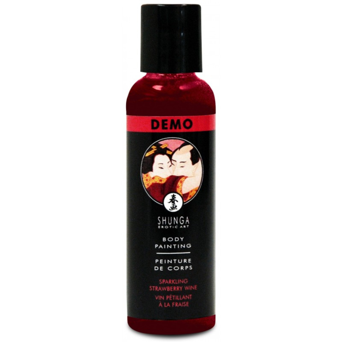 Shunga Sparkling Strawberry Wine Body Paint 60ml