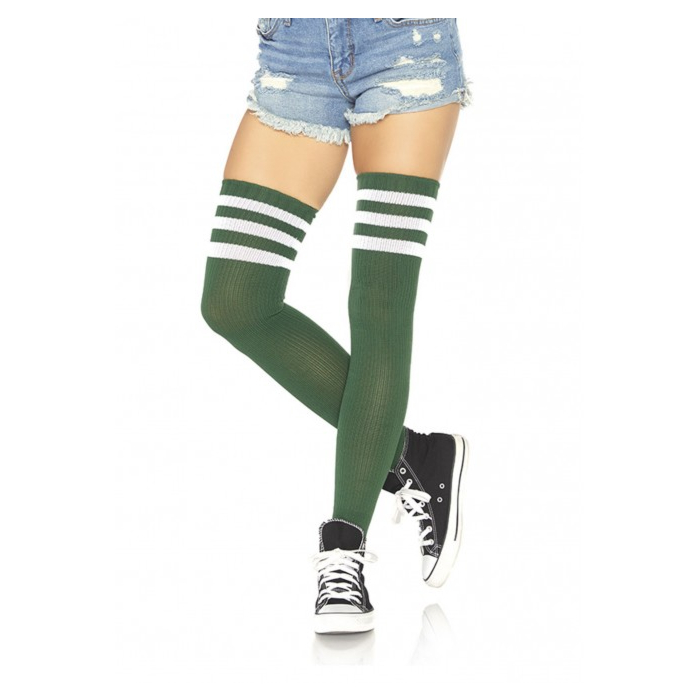 Athlete over the knee socks - Green