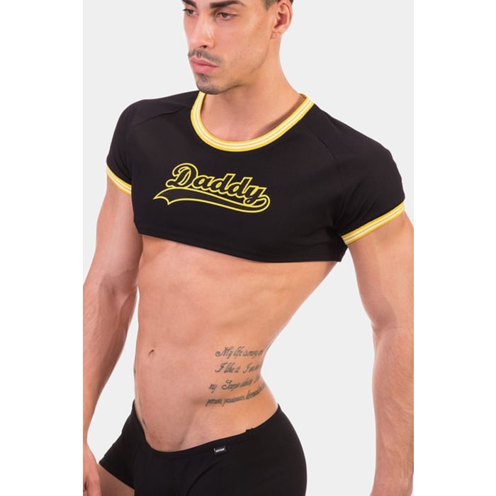 Crop Tee Daddy Black