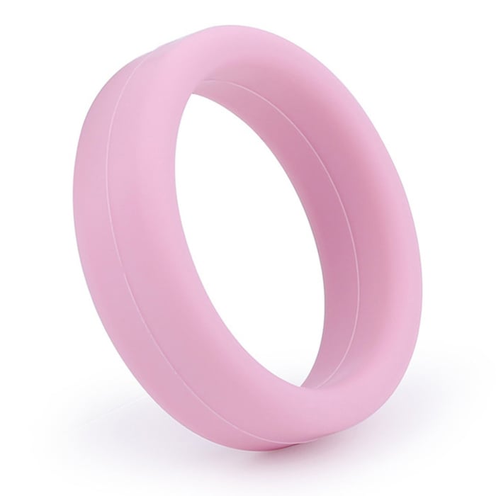 Silicone Sex Delay Cock Ring Pink