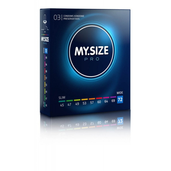 Προφυλακτικά MY.SIZE PRO 72 mm (3 pcs)