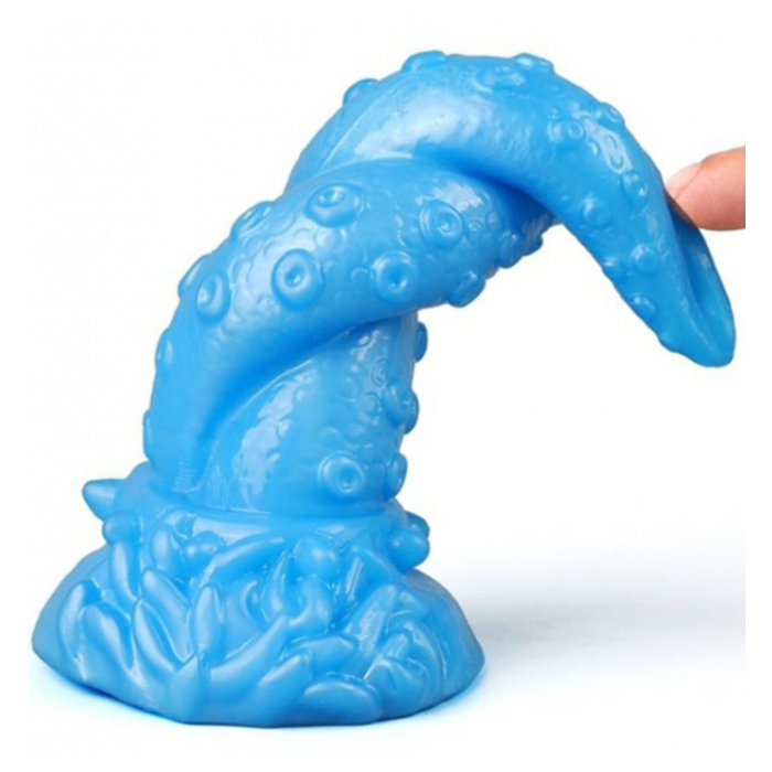 Octopus Dildo 15 cm - Blue Μη Ρεαλιστικό Ομοίωμα Πέους