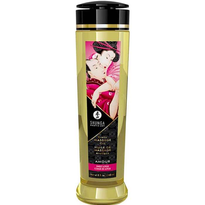 Λάδι για Ερωτικό Μασάζ Shunga Sweet Lotus 240 ml