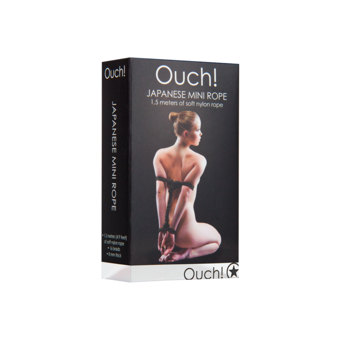 Ouch Japanese Mini Rope Black 1,5m
