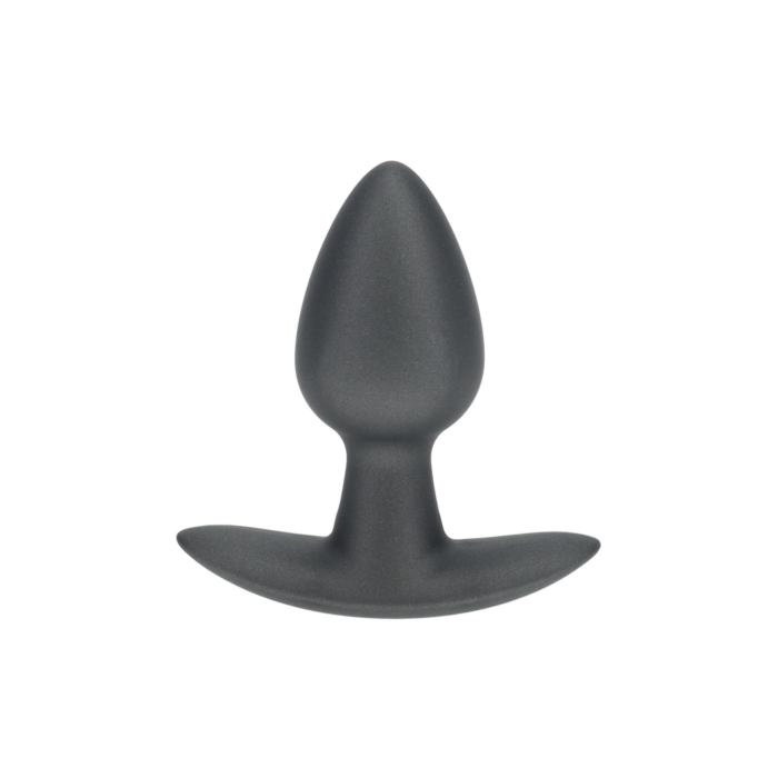 Ouch Smooth Silicone Anal Plug - Small - 2.6 / 6,5 cm - Gunmetal