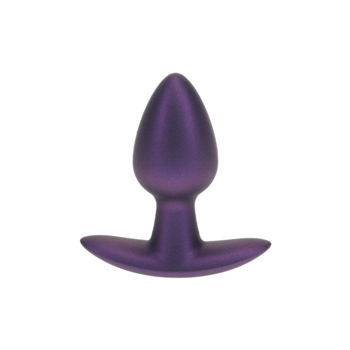 Ouch Smooth Silicone Anal Plug - Small - 2.6" / 6,5 cm - Metallic Purple