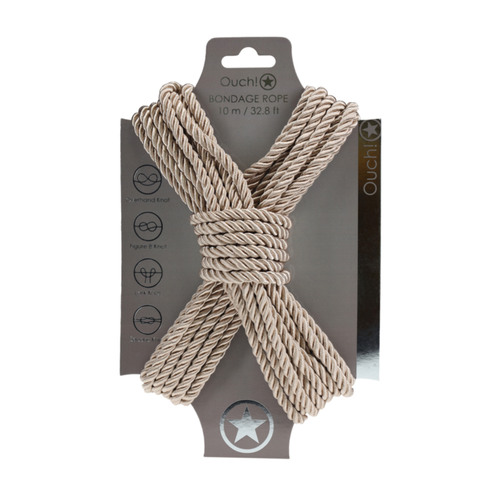 Polyester Bondage Rope 10 m - Gold