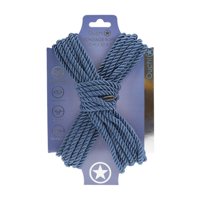 Polyester Bondage Rope 10 m - Navy Blue