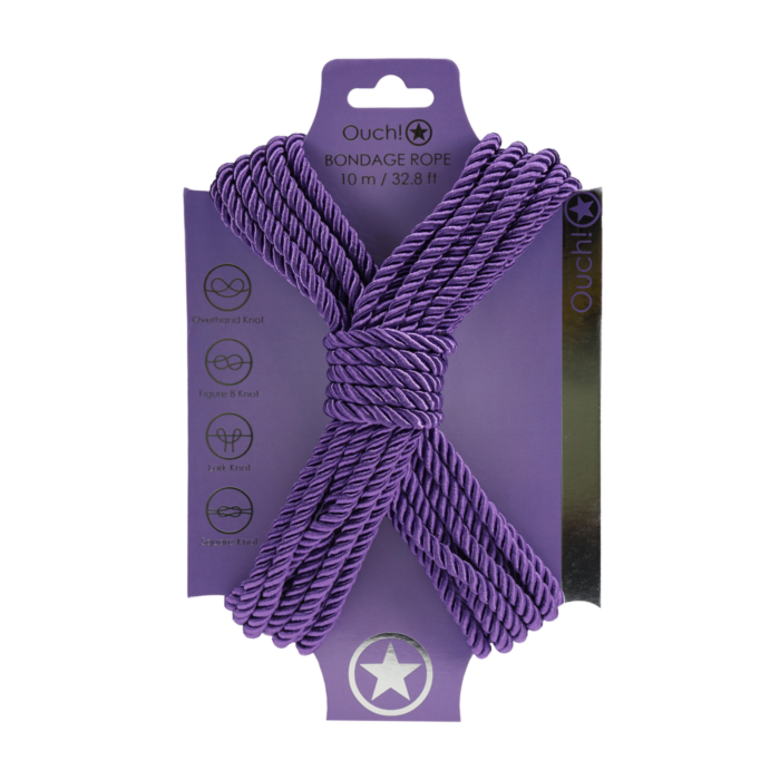 Polyester Bondage Rope 10 m - Purple